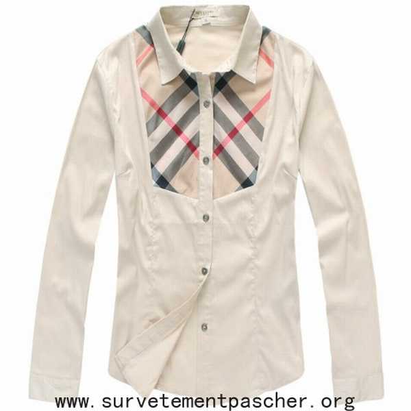 chemise burberry brit femme