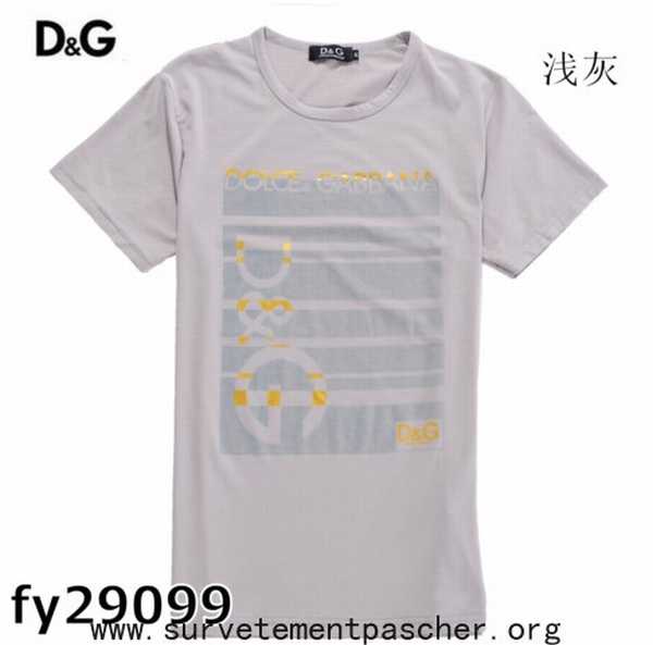 t shirt d&g pas cher